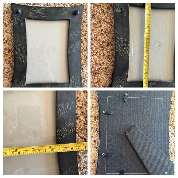 Vintage Gallery Wall Art Frame Collection - Set of 6 -  Various Sizes Black Gold - Picture 7 of 16